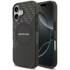 Mercedes Dėklas AMG Double Layer skaidrus Rhombs MagSafe skirtas Apple iPhone 17 juodos spalvos-red