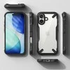 „Ringke Fusion X“ dėklas, skirtas „iPhone 17“ – Juodas
