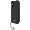Guess 4G Charm dėklas skirtas Apple iPhone 17 Tone on Tone pilkos spalvos