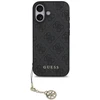 Guess 4G Charm dėklas skirtas Apple iPhone 17 Tone on Tone pilkos spalvos