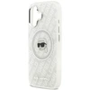 Dėklas Original Pouch Karl Lagerfeld IML Karl Head Logo MagSafe skirtas Apple iPhone 17 pilkos spalvos