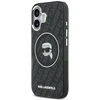 Dėklas Karl Lagerfeld IML Karl Head Logo MagSafe for Apple iPhone 17 Pro juodos spalvos