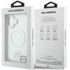 „Karl Lagerfeld IML KL Script Logo MagSafe“ dėklas, skirtas „iPhone 17“ – permatomas