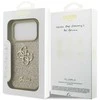 Guess Fixed Glitter Big 4G dėklas skirtas Apple iPhone 17 Pro aukso spalvos