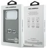 Karl Lagerfeld IML K&CH Heads Logo MagSafe dėklas skirtas Apple iPhone Apple iPhone 17 Pro juodos spalvos