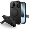 Tech-Protect Kevlar Aura MagSafe dėklas skirtas Apple iPhone 17 Pro – juodos spalvos