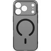 UNIQ Airsuit Dėklas Apple iPhone 17 Pro Magclick Charging juodos spalvos