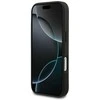 Dėklas Mercedes Leather The Move MagSafe skirtas Apple iPhone 17 Pro juodos spalvos