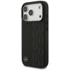 Mercedes Leather Laurel Leaves MagSafe dėklas skirtas Apple iPhone 17 Pro juodos spalvos