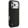 Mercedes Leather Laurel Leaves MagSafe dėklas skirtas Apple iPhone 17 Pro juodos spalvos