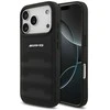 Mercedes Dėklas AMG Leather Debossed Lines Logo Apple iPhone 17 Pro juodos spalvos