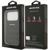Mercedes Dėklas AMG Leather Debossed Lines Logo Apple iPhone 17 Pro juodos spalvos