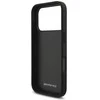 Mercedes Dėklas AMG Leather Debossed Lines Logo Apple iPhone 17 Pro juodos spalvos