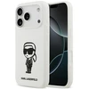 „Karl Lagerfeld“ silikoninis „Karl Sketch & Logo MagSafe“ dėklas, skirtas „iPhone 17 Pro“ – Baltas