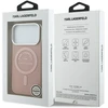 Karl Lagerfeld IML Karl RSG Logo MagSafe dėklas skirtas Apple iPhone 17 Pro rožinės spalvos