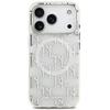 Karl Lagerfeld IML KL Monogram MagSafe dėklas skirtas Apple iPhone 17 Pro Max baltos spalvos