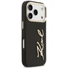 Karl Lagerfeld Karl Script Logo dėklas skirtas Apple iPhone 17 Pro juodos spalvos