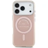 Karl Lagerfeld IML Karl RSG Logo MagSafe dėklas skirtas Apple iPhone 17 Pro rožinės spalvos
