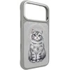 „Nimmy Lucky Fashion Cat“ „MagSafe“ dėklas, skirtas „iPhone 17 Pro“ – pilka