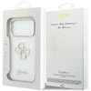 Dėklas Guess IML 4G Script Metal Case for iPhone 17 Pro Max - Baltas