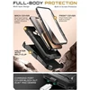 Telefono dėklas iPhone 17 Pro Max juodas atsparus smūgiams Supcase