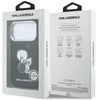 „Karl Lagerfeld“ „Karl & Choupette“ logotipo „MagSafe“ dėklas, skirtas „iPhone 17 Pro Max“ - Juodas