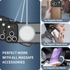 Tech-Protect BasicMag MagSafe dėklas skirtas Apple iPhone 17 Pro Max – matinis juodos spalvos