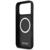 Dėklas BMW M Shape Logo MagSafe Apple iPhone 17 Pro Max juodos spalvos
