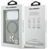 Karl Lagerfeld IML K galvos logotipo „MagSafe“ dėklas, skirtas iPhone 17 Pro Max - Juodas