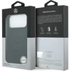 Original dėklas MERCEDES Leather Vintage Logo MagSafe skirtas Apple iPhone 17 Pro Max juodos spalvos