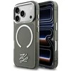 Dėklas Karl Lagerfeld IML KL Script Logo MagSafe Case for iPhone 17 Pro Max - Juodas