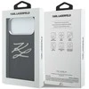 Dėklas Karl Lagerfeld IML Glitter KL Diamond Logo Case for iPhone 17 Pro Max - Juodas