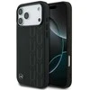 Mercedes Leather Laurel Leaves MagSafe dėklas skirtas Apple iPhone 17 Pro Max juodos spalvos