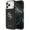 Dėklas Guess Grained Big 4G Classic Logo Apple iPhone 17 Pro Max juodos spalvos