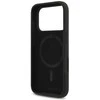 Dėklas Karl Lagerfeld Silicone Karl&Choupette Ring MagSafe skirtas Apple iPhone 17 Pro Max juodos spalvos