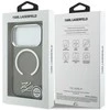 Dėklas Karl Lagerfeld IML KL Script Logo MagSafe Case for iPhone 17 Pro Max - Juodas