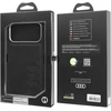 Dėklas Audi TT Synthetic Leather MagSafe Apple iPhone 17 Pro Max juodos spalvos