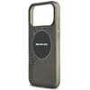 Mercedes Dėklas AMG Double Layer Transparent Smocked MagSafe for Apple iPhone 17 Pro Max juodos spalvos