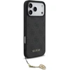 Guess 4G Charm dėklas skirtas Apple iPhone 17 Pro Max Tone on Tone pilkos spalvos