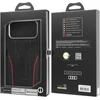 Dėklas Audi R8 Genuine Leather MagSafe Apple iPhone 17 Pro Max juodos spalvos-red