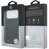 Mercedes Leather Laurel Leaves MagSafe dėklas skirtas Apple iPhone 17 Pro Max juodos spalvos