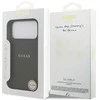 Guess Grained Ring MagSafe dėklas Apple iPhone 17 Pro Max juodos spalvos