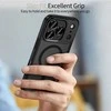 Tech-Protect MagCam MagSafe dėklas skirtas Apple iPhone 17 Pro Max – matinis juodos spalvos