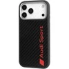 Dėklas Audi R8 Carbon Fiber MagSafe Apple iPhone 17 Pro Max juodos spalvos