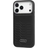 Dėklas Audi GT Synthetic Leather MagSafe Apple iPhone 17 Pro Max juodos spalvos