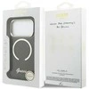 „Guess IML Script“ metalinis „MagSafe“ dėklas, skirtas „iPhone 17 Pro Max“ – Juodas