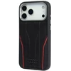 Dėklas Audi R8 Genuine Leather MagSafe Apple iPhone 17 Pro Max juodos spalvos-red