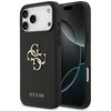 Original dėklas GUESS Grained Big 4G & Classic Logo skirtas Apple iPhone 17 Pro Max juodos spalvos
