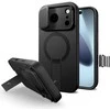 Tech-Protect Kevlar Aura MagSafe dėklas skirtas Apple iPhone 17 Pro Max – juodos spalvos