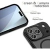 Tech-Protect MagMat MagSafe dėklas skirtas Apple iPhone 17 Pro Max – matinis juodos spalvos
